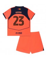 Barcelona Jules Kounde #23 Tredjedraktsett Barn 2025-26 Korte ermer (+ bukser)